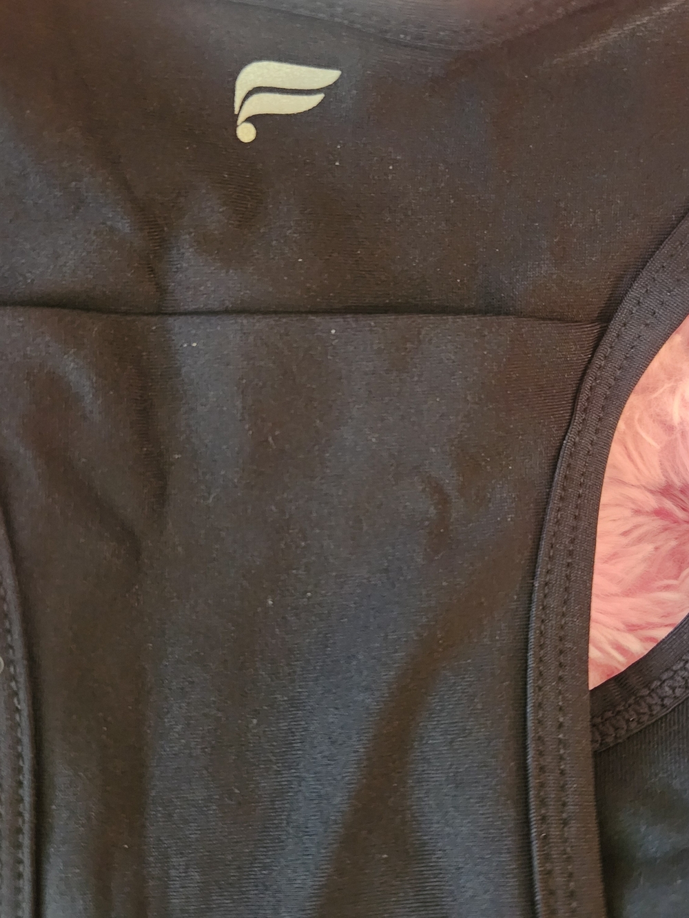 Fabletics Black Racerback Sports Bra - Picture 5 of 7